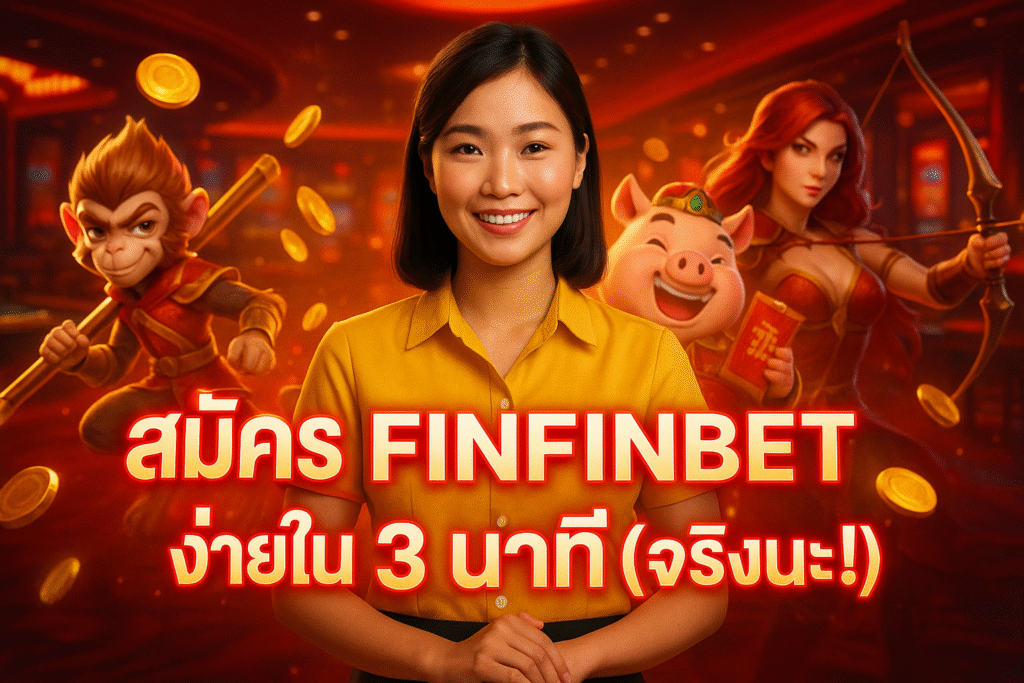 สมัคร FINFINBET ง่ายใน 3 นาที (จริงนะ!)