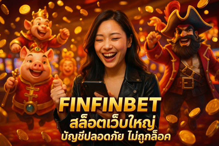 FINFINBET สล็อตเว็บใหญ่ บัญชีปลอดภัย ไม่ถูกล็อค