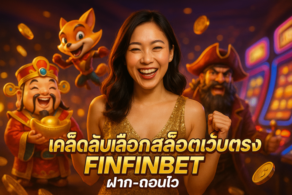 เคล็ดลับเลือกสล็อตเว็บตรงอย่าง FINFINBET ฝาก-ถอนไว