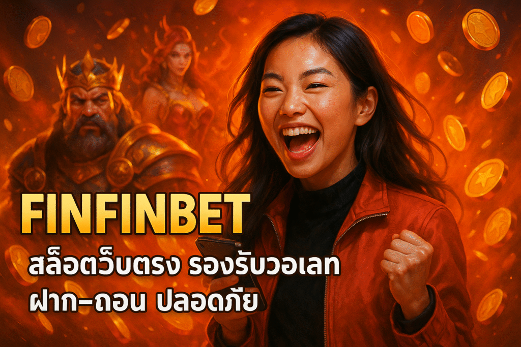 FINFINBET สล็อตเว็บตรง รองรับวอเลท ฝากถอนเร็ว